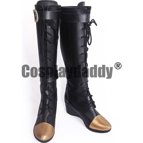LOL the Sheriff of Piltover Officer Caitlyn Game Halloween Cosplay Shoes Boots S008