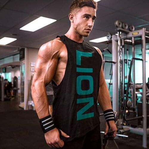 Fashion Sleeveless Tank tops Male Summer Bodybuilding Gyms Fitness Cotton Clothing Stringer Breathable quick-drying Brand Vest