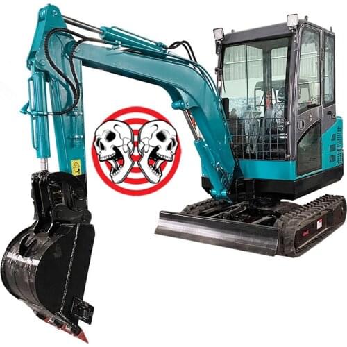 1 Ton 2 Ton 3 Ton 6 Ton Mini Excavator With Cabin Diesel Free Shipping Small Digger Suitable For Garden Farms