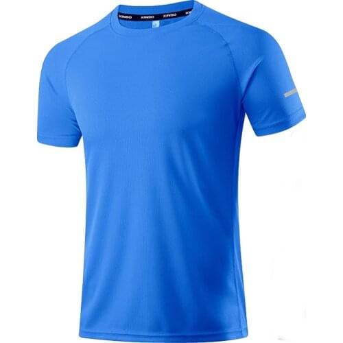 Men Running T-Shirts Quick Dry Compression Sport T-Shirts Athletic Wear Fitness Gym Running Soccer Shirts Men Jersey Sportswear