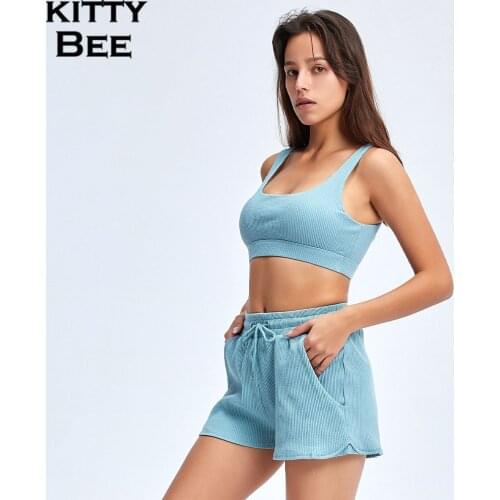 Yoga Set Gym Clothing Two Piece Set Women Sport Shorts Sets Fitness Workout Sport Outfit Sports Bra And Shorts Women Tracksuit