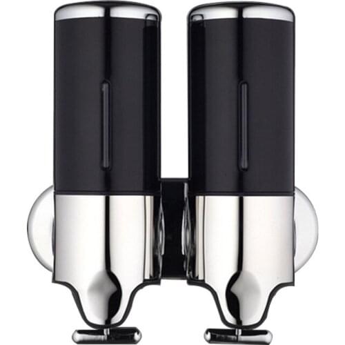 1000ML Liquid Soap Dispenser Wall Mounted Shower Dispensers Shampoo Container Double Hand Bathroom Soap Bottle Tools