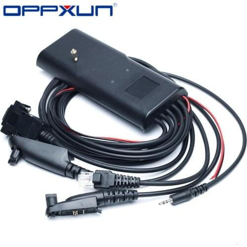 Oppxun 5 In1 Programming Cable For Motorola CM160 CM200 CM300 CM340 GP338 GP340 GP328Plus GP338Plus CP040 CP125 CP140 GP300