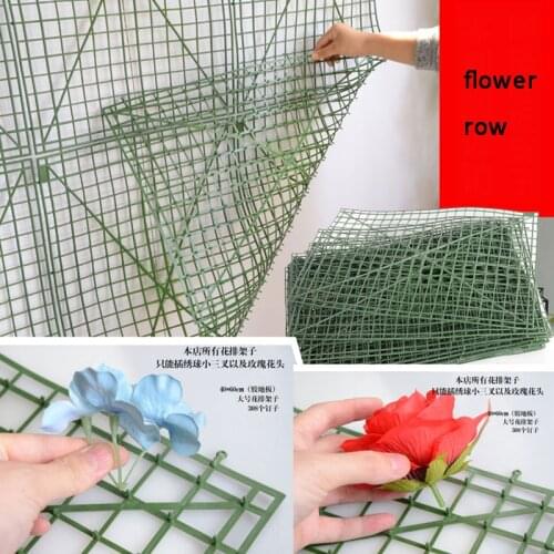 Plastic Frame For Artificial Flowers Wall Arches DIY Wedding Decoration Backdrop Plastic Bent Rack Flower Row