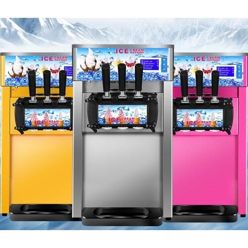 Popular Italian ice cream machine desktop soft ice cream maker and factory price 110v 220v