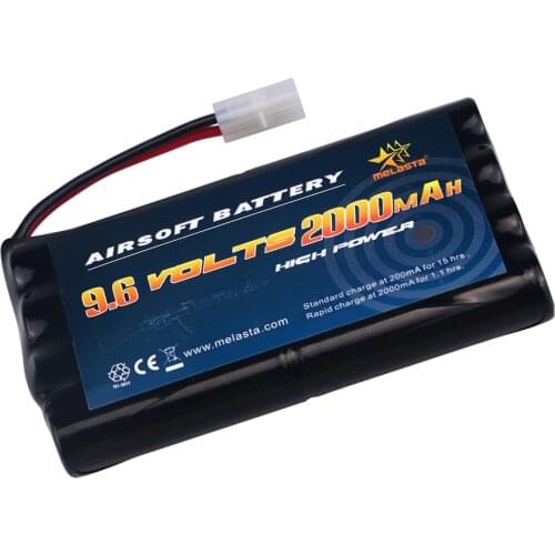 Tamiya Connector 8S AA 9.6V 2000mAh NiMH Battery Pack for RC/Remote Control Cars Boats Trunk RC Gadgets Airsoft Guns Helicopter
