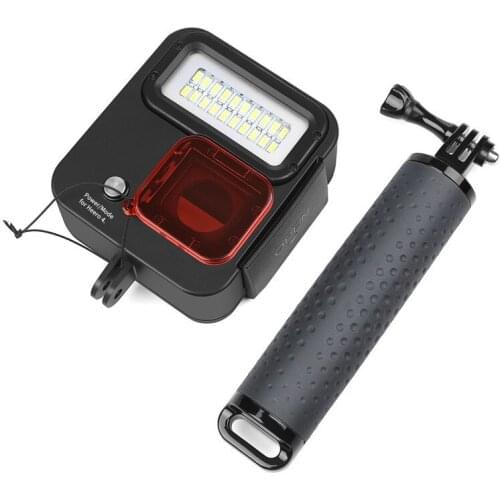 Shoot Multifunction Underwater 40M Sport Camera Kangaroo Diving Light Waterproof Case for GOPRO HERO3+ 4 5 6 with Fload Grip