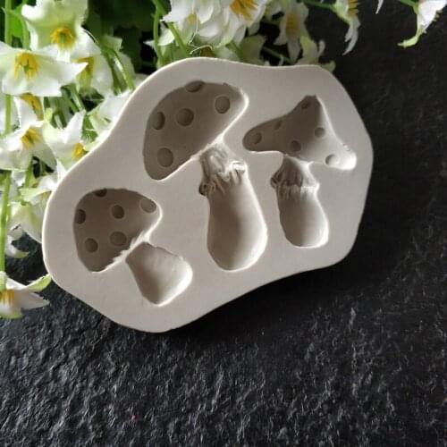 3D Mushroom Shape Cake Silicone Mold Fondant Cake Decoration Tool Chocolate Candy Handmade Soap Mold