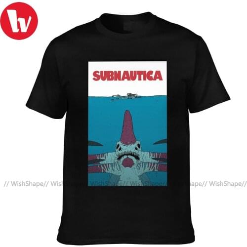 Subnautica T Shirt Funny Cotton Beach T-Shirt Short-Sleeve Print Tee Shirt 3xl Mens