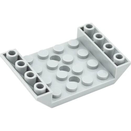 Building Blocks 60219 Slope Inverted 6x4 Reverse Slope Brick With Holes Technical Parts DIY Brick Compatible Brand Toys For Kids