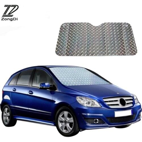 ZD Car Reflective Anti-radiation Sunscreen Insulation Sun Visor For Ford Focus Fiesta Mondeo Ranger Kuga Seat Leon Ibiza Lexus
