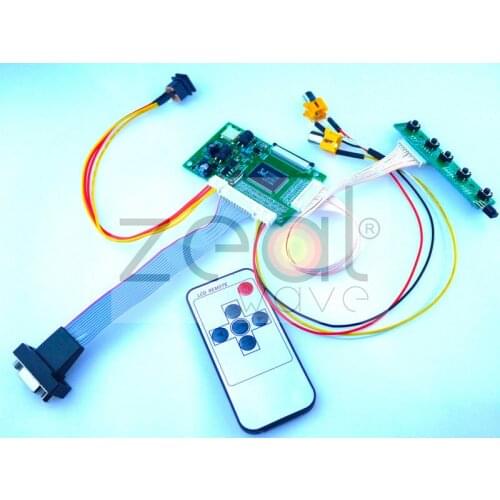 VGA+2AV+Reversing Driver Board Use For 50pin AT080TN52 LCD 8inch 800x600 Panel