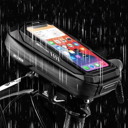 Waterproof Bicycle Mobile Phone Holder Bag Motorcycle Bike Handlebar Stand Mount Cell Phone Support Holder Cycling Accessories