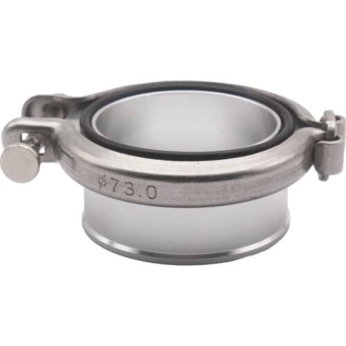Turbo Compressor Exit V-band Flange With clamp Aluminum For Cummins 5.9L For Holset HX35 HX35W HX40W
