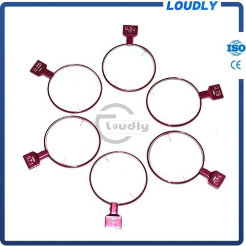 Loudly brand Higher quality Ophthalmic Lens Cylinder Trial Lens with metal color rim