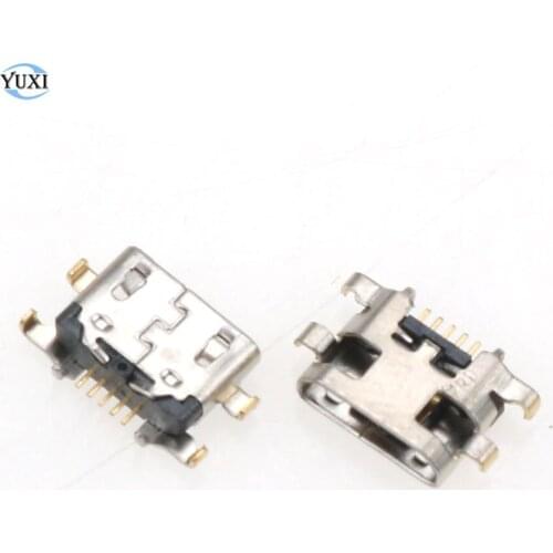 YuXi 2pcs for Lenovo K5 note for Redmi 5 plus for Meizu M6 Micro USB Jack Charging Socket Port Connector replacement parts