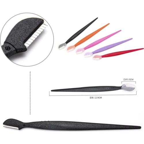 1pcs Razor Eyebrow Facial Hair Remover Eyebrow razor Trimmer Makeup Knife Shaper For Women razor with cap Eyebrow Shaper