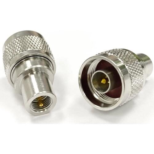 1PC NEW N Male to FME Male Plug RF Coax Adapter convertor Straight Nickelplated wholesale