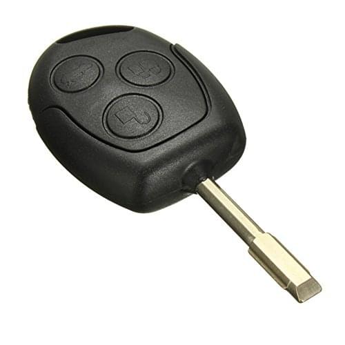 1 pc Professional Black Remote Key Fob Shell Case 3 Buttons for Ford Cars Durable Key Shells Case Cover Replacement