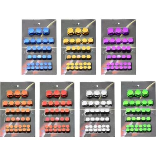 30pcs Moto Styling Motorcycle Screw Nut Bolt Cap Cover Engine Transmission Bolts Covering 7Colors For Yamaha For Kawasaki