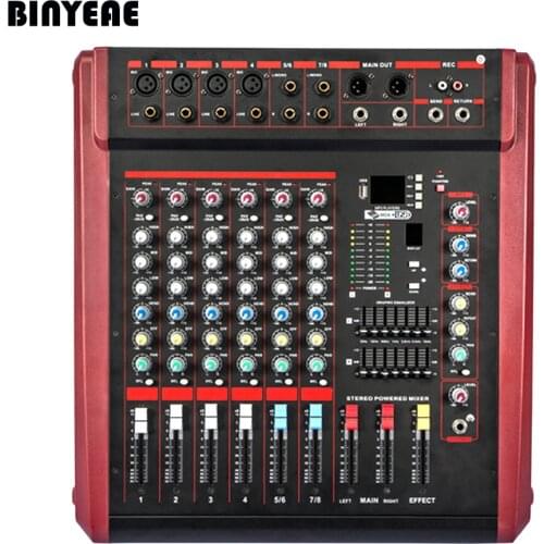 700W Power Audio Mixer 8 Channel For Professional Stage Live Sound System MAX800
