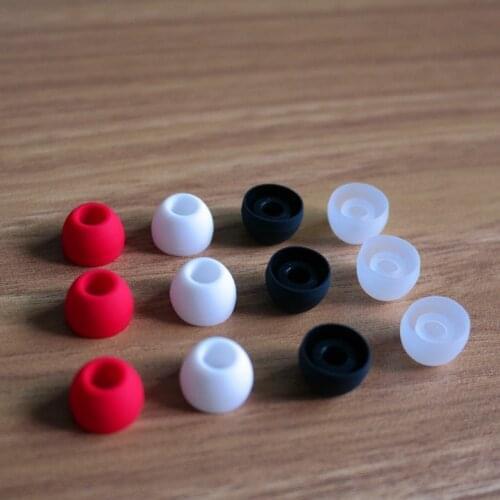 Promotions 5 Color Silicone Earphone Ear pads Bud Tips In-Ear Headset Earbuds eartips Earplugs Earpods for 4.5-6.0mm earphone