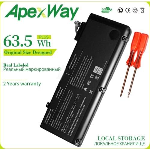 Apexway A1278 Battery for Apple MacBook Pro 13" A1322 2009 2010 2011 2012 year Screwdriver Battery