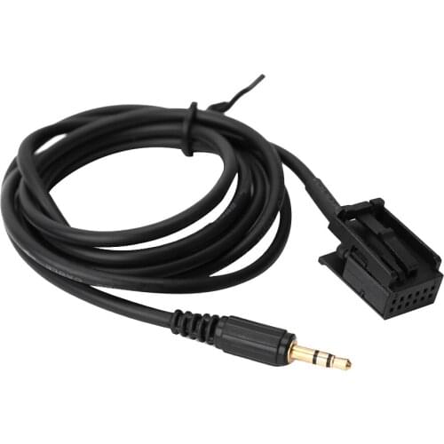 ABS Car Vehicle Audio Input Aux Cable Adaptor Fit For Ford Mondeo Mk3 2003