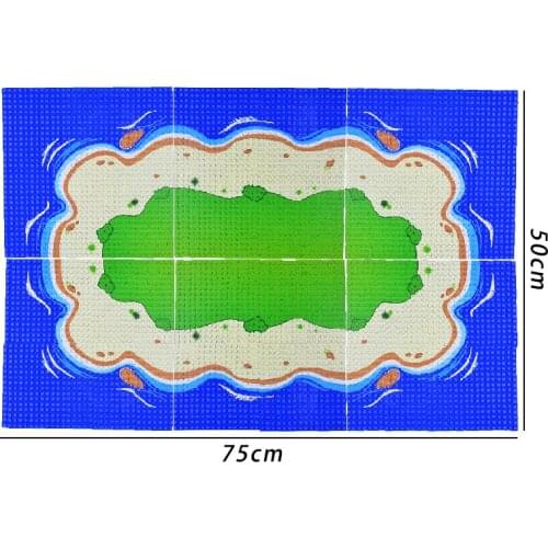 MOC 32*32 Dots Baseplate City colorful Sandy Beach Island Base Plate Seaside Building Blocks brick plates for Adventure Military