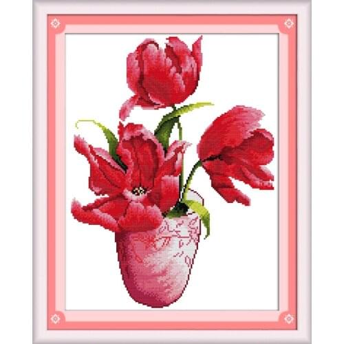 Everlasting Love The Plum Flower Ecological Cotton Chinese Cross Stitch 11 14CT Stamped DIY Christmas Decorations For Home Gift