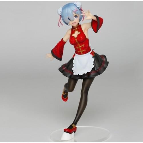 23cm Re:ZERO Starting Life in Another World Rem Anime Figure Rem Chinese Style PVC Action And Ram Figure Model Doll Toys