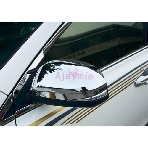 Chrome Rearview Mirror Cover Side Wing Cap Shell Case Garnish Moulding Trims 2015 2016 2017 For Toyota Highlander Accessories