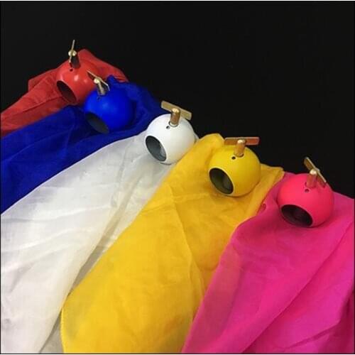 Perfect Automatic Silk to Ball (5 Colors Available) Magic Tricks Fun Stage Metalism Illusion Gimmick Props Ball Magia Magician