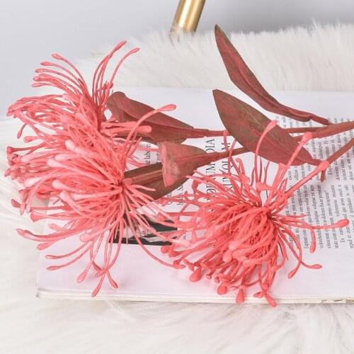 3 Heads Artificial Chrysanthemum Branch Fake Simulation Plastic Flowers Decoration Indie Room Decor Faux Flores Artificiales