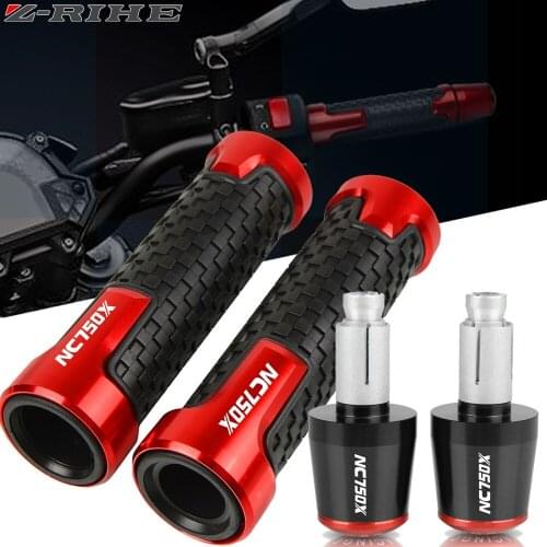 For Honda NC750X NC750 X NC750 NC 750 X 2017 2018 2019 2020 Motorcycle Handlebar Grips Ends 7/8" 22mm Handle Bar End Plug Caps