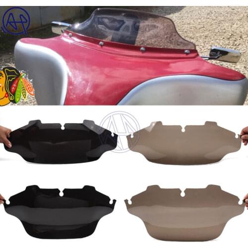 Motorcycle Black/Smoke 6"/8" Windshield Fairing Windscreen Cover For Harley Electra Street Glide FLHX Touring 1996-2013