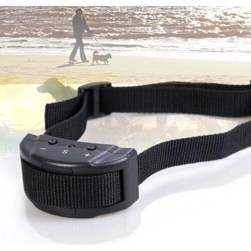 Humane Safe Vibration Stop Dog Barking Electric Shock Control Training Collar