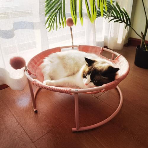 Cat Beds Hanging Basket Cat Litter Four Seasons Summer Pet Bed Net Kitten Removable and Washable Deep Sleep Littercat Beds