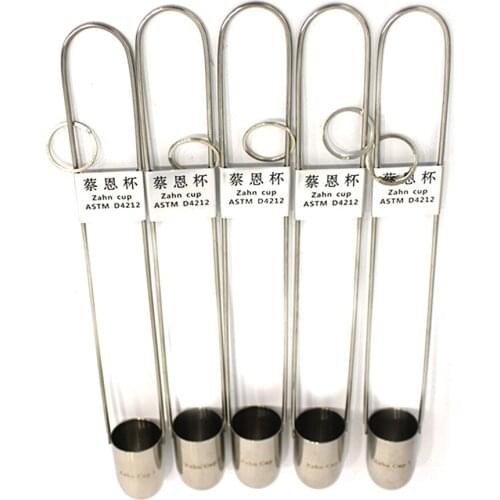 Zahn Cup Viscosity Cup Tester Viscometer Flow Cup Stainless Steel zahn cup1# 2# 3# 4# 5#6#8