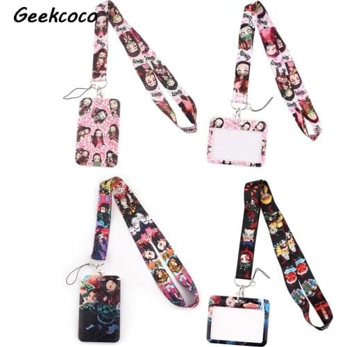 J2685 Anime Lanyard Mobile Phone Key Card Identification Straps USB Badges Holder Hanging