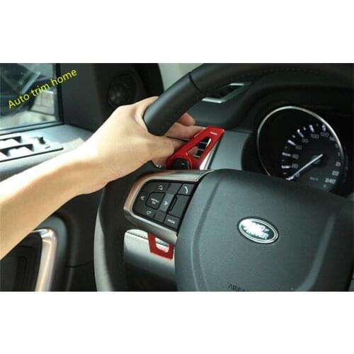 Steering Wheel Gear Shift Paddles Plate Sequins Cover Trim 2 Pcs For Range Rover Evoque 2012 - 2018 Metal Auto Accessories