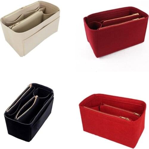 Purse Organizer Insert Felt Bags Handbag Tote Shaper Multi Pocket