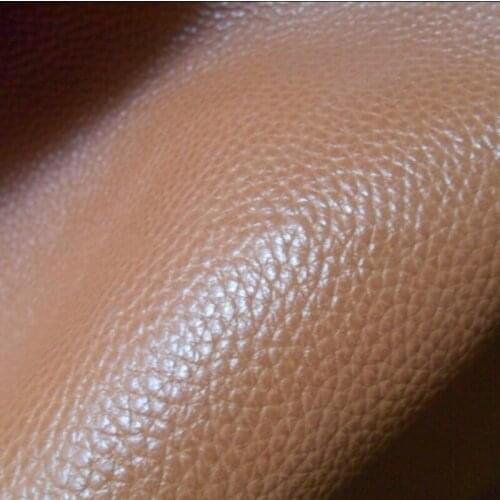 Free Shipping OEM Genuine Cowhide Leather Piece Brown Lichee Viens Eco-leather Fabric for Wallet/Belt/Handbag/furniture Hot Sale