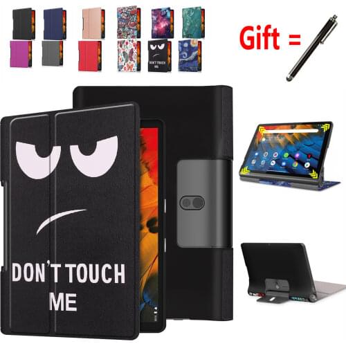 Ultra-thin magnetic stand case For Funda Tablet Lenovo Yoga Tab5 10.1 YT-X705F 2019 Protective Shell For Lenovo Yoga X705F Case