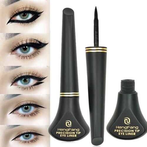 Waterproof black liquid eyeliner quick-drying long-lasting easy to wear no smudge natural big eyes eye makeup tools cosmetics