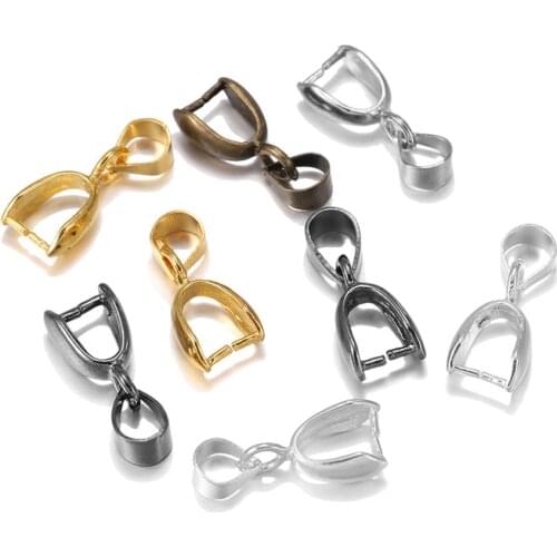 10pcs Pendant Clasp Melon Seed Buckle Pendant Connector DIY Bracelet Necklace Jewelry Making Components Accessories