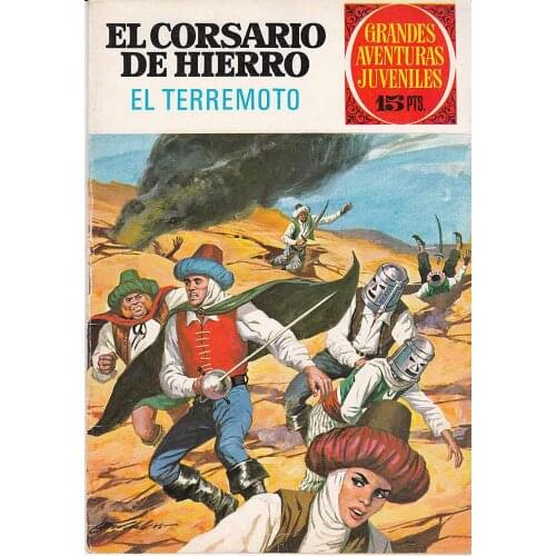 The iron privateer, great young adventures Red Series N. 57, year 1973, ED. BRUGUERA, 1ª edition, author AMBROS