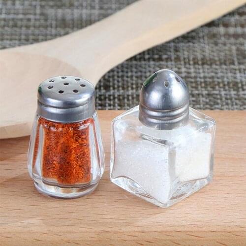 10pcs Mini Seasoning Bottle Glass Sauce Container Portable Oil Pot Storage Bottle For Kitchen Restaurant Barbecue Supplies