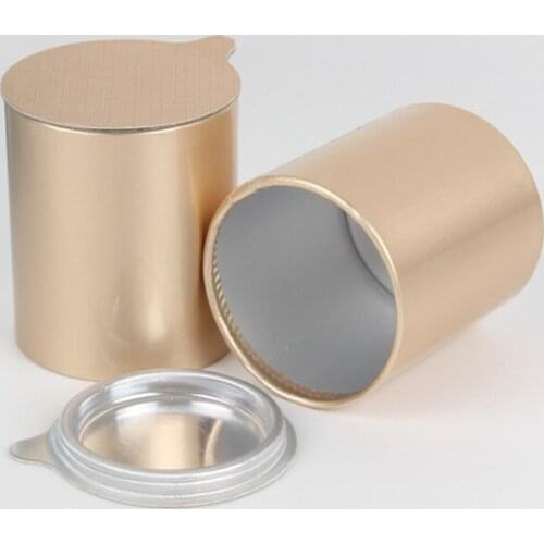 100pcs ECO friendly Food grade environmental protection kraft canister tea Small paper pot tea paper package bubble pot