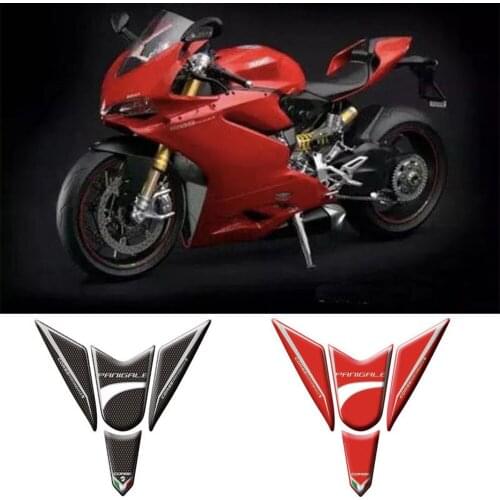 3D Logo Motorcycle Sticker Tankpad Sticker Tank Pad Motorbike Racing Protector Decals For Ducati Panigale 1299